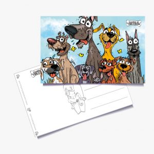 mini stickers "chuchos callejeros"