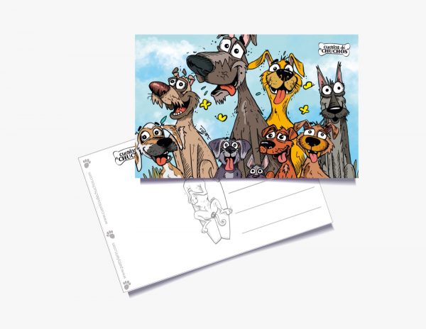 mini stickers "chuchos callejeros"