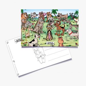 mini stickers "chuchos callejeros"